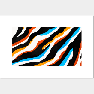 Zebra Print Pattern Posters and Art